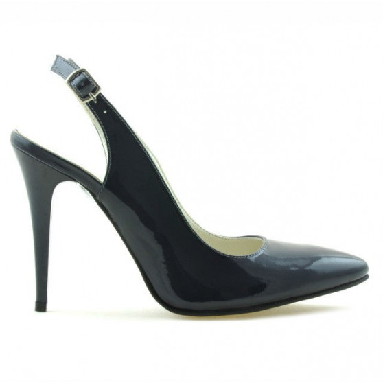 Sandali donna 1235 vernice indaco