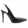 Sandali donna 1235 vernice indaco