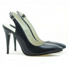 Sandali donna 1235 vernice indaco