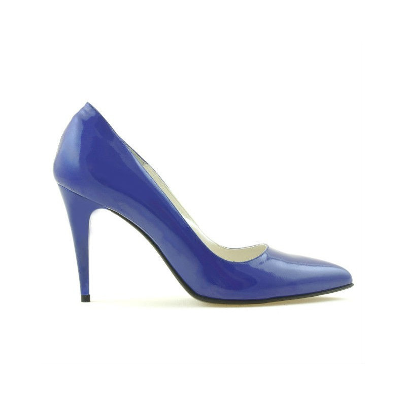 Scarpe eleganti donna 1246 vernice blu