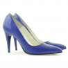 Scarpe eleganti donna 1246 vernice blu