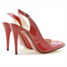 Sandali donna 1235 vernice rossa