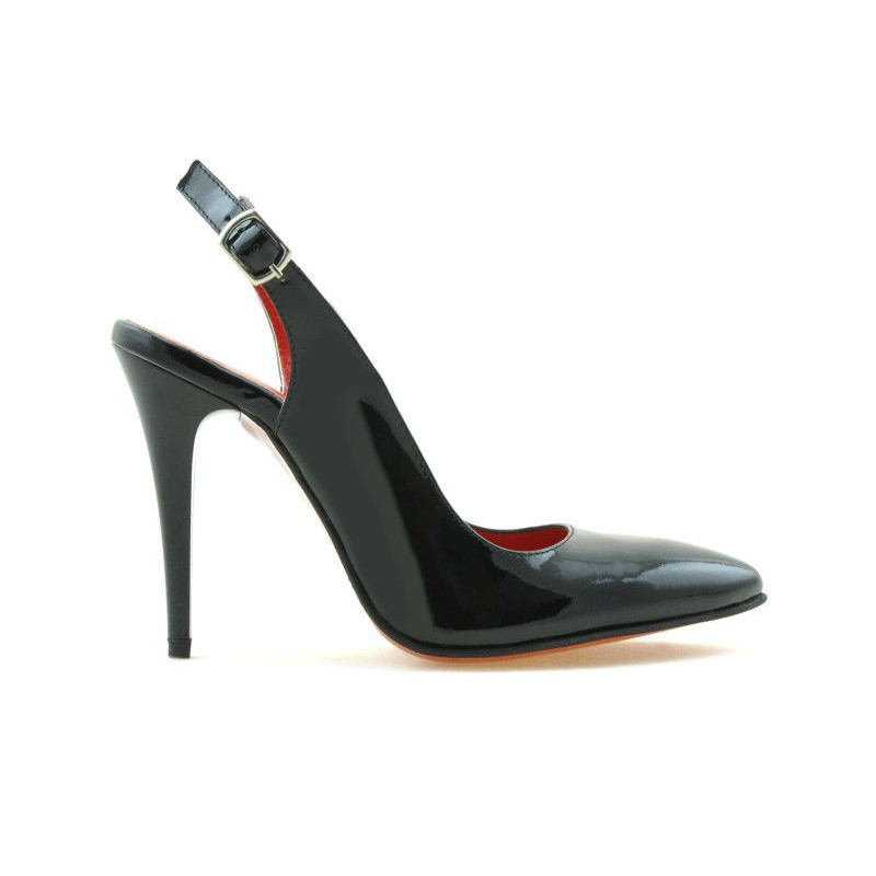 Sandali donna 1235 vernice nera
