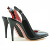 Sandali donna 1235 vernice nera