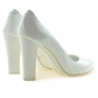 Scarpe eleganti donna 1214 vernice bianca