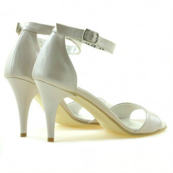 Sandali donna 1238-1 vernice beige madreperlato
