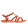 Sandali donna 595 rosso