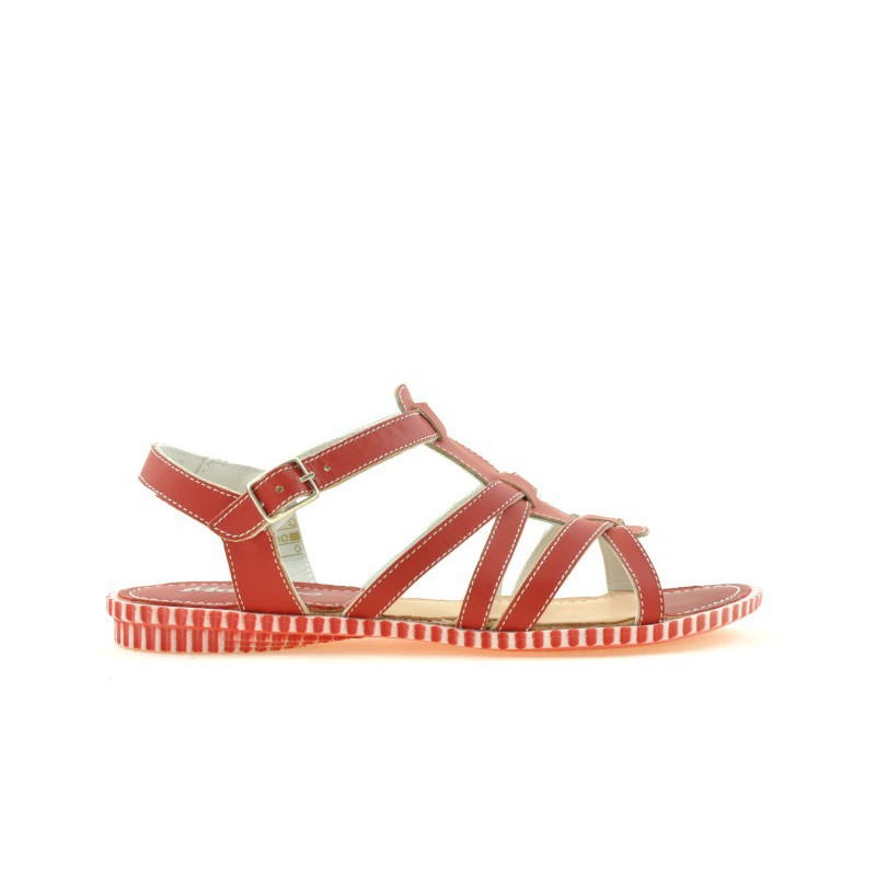 Sandali donna 595 rosso