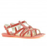 Sandali donna 595 rosso