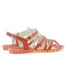 Sandali donna 595 rosso