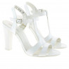 Sandali donna 1239 vernice bianca