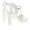 Sandali donna 1239 vernice bianca